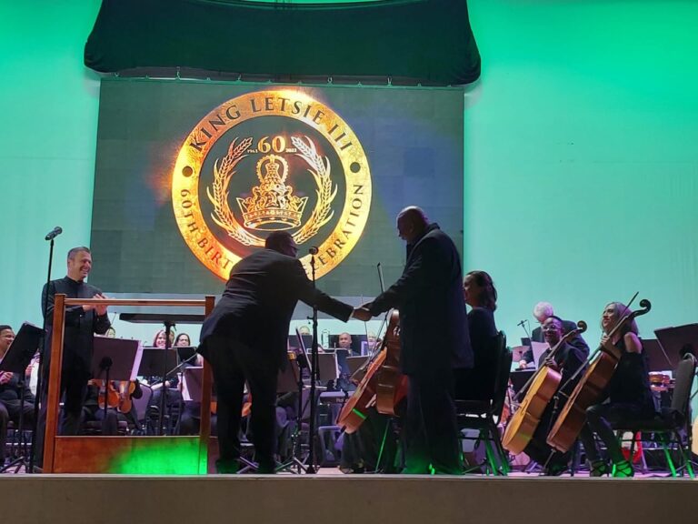 Opulence inside King’s 60th birthday festivities