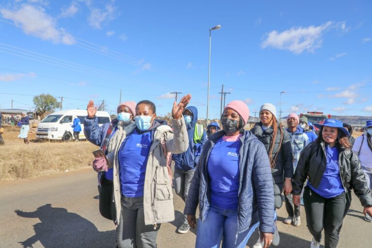 IOM leads march against human trafficking