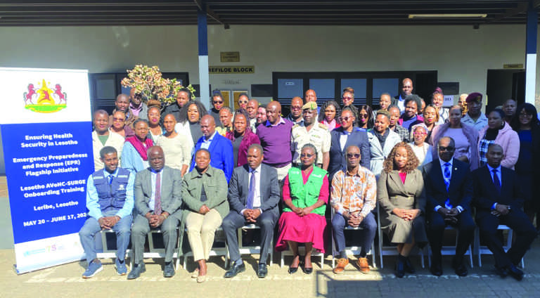 Lesotho Initiates AVoHC-SURGE onboarding training for 50 responders