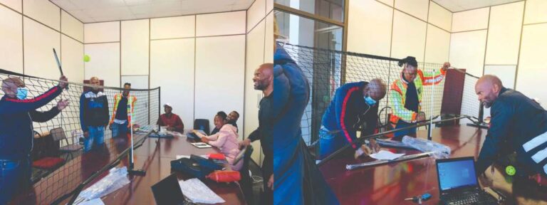 Pickleball debuts in Lesotho