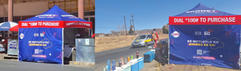 Econet empowers informal traders with M500k gazebos