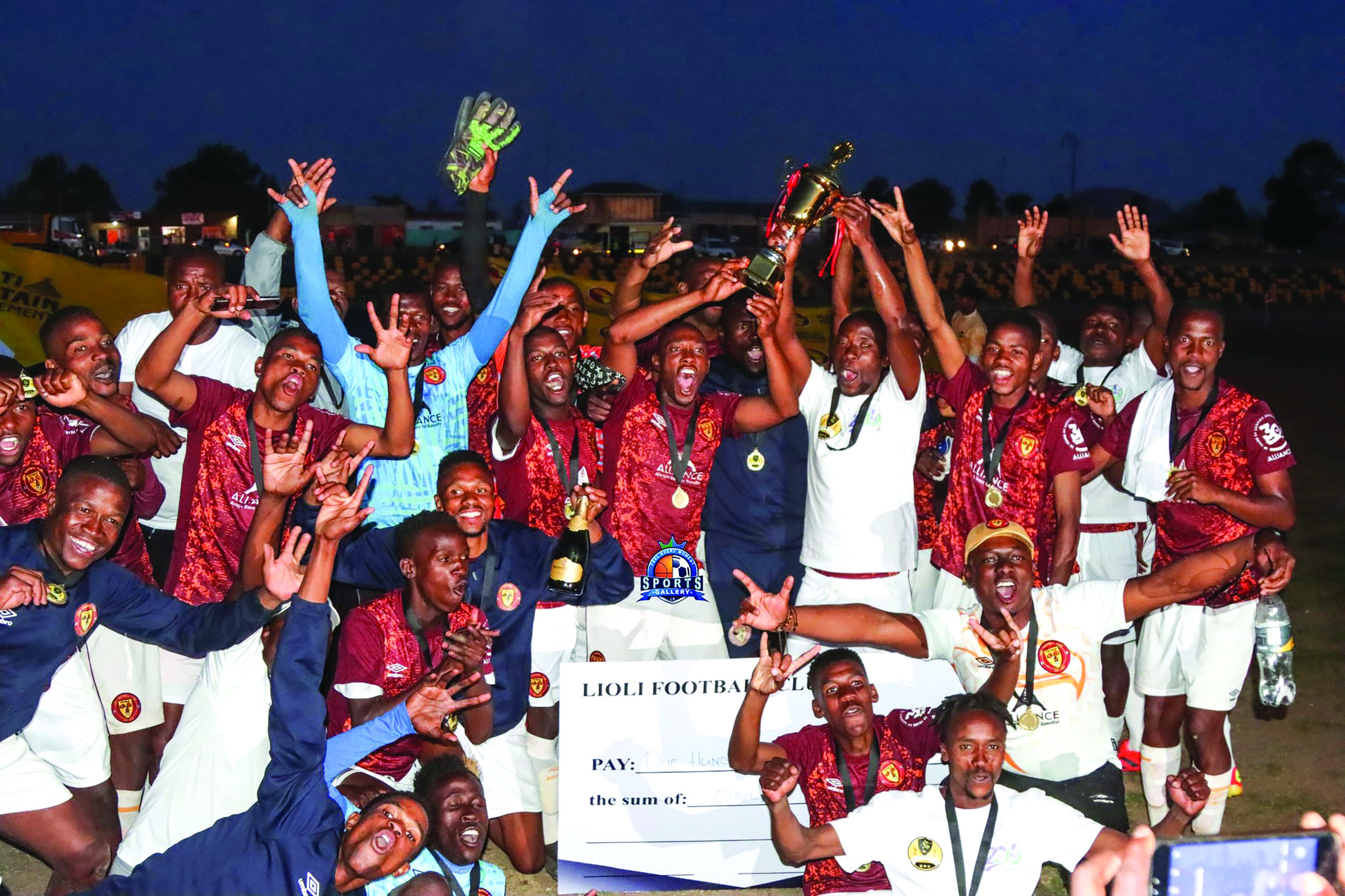 The champions of MMC Charity Cup, Lioli FC ()