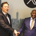 Prime Minister Sam Matekane and Elon Musk