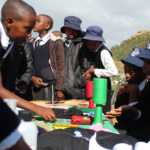 A vibrant CreoLab Innovation Day Exhibition at Seboka Primary School