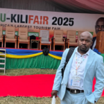 Tsela Tours Managing Director Kemang Leluma at the Karibu -KiliFair 2025