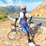 Cycling star Kabelo Makatile departs for Rwanda