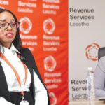 RSL’s Commissioner General ‘Mathabo Mokoko (Left) and Finance and Development Planning Minister Retšelisitsoe Matlanyane (Right)