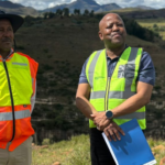 Lesotho’s Minister of Natural Resources, L-BWTP project coordinator and ORASECOM executive secretary