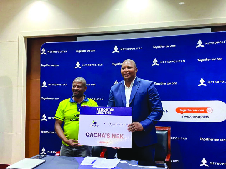 …As Qacha’s Nek benefits from similar deal