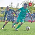 LDF FC and Lijabatho FC in premier league action