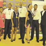 Lesotho dancesport athletes after winning a regional competition at the university of eSwatini