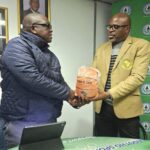 Lesotho Basketball Association (LBA) officially received a donation of basketball equipment from the African Union Sports Council (AUSC) Region 5 and FIBA Africa during a press conference