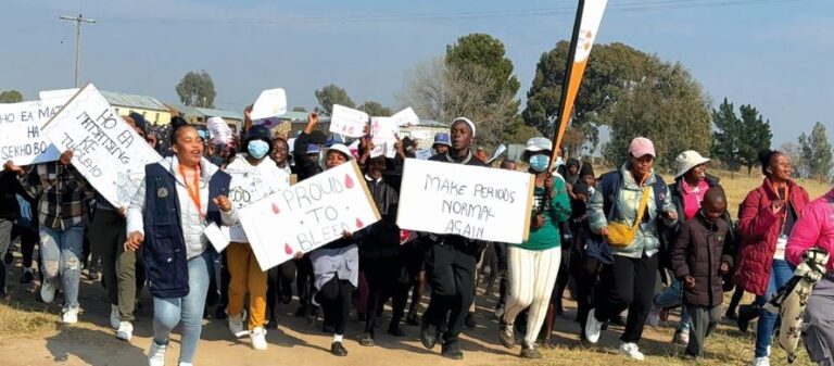 Letsie’s voice shines at menstrual health and hygiene model launch