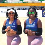Lesotho beach volleyball ladies storm continental tournament VOLLY BALL