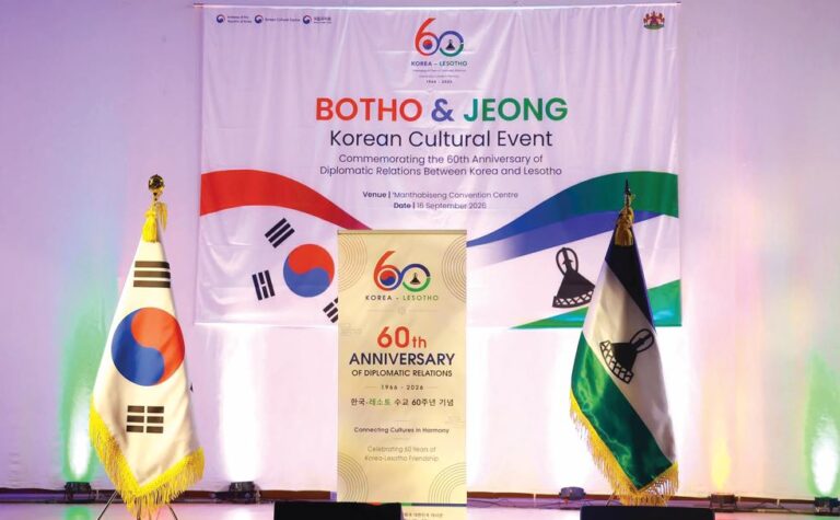 Lesotho and South Korea reaffirm six decades of partnership