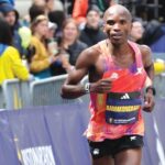 We must stop applauding athletes and start investing in them Tebello Ramakongoana races along Boylston Street in Boston, where he finished 6th and shattered the Lesotho marathon record with a time of 20418.