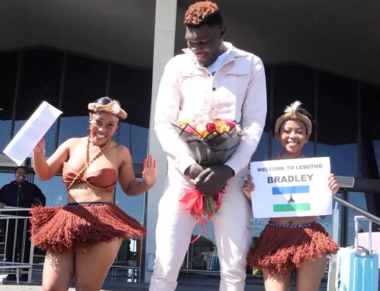 Towering Kenyan influencer falls for Lesotho